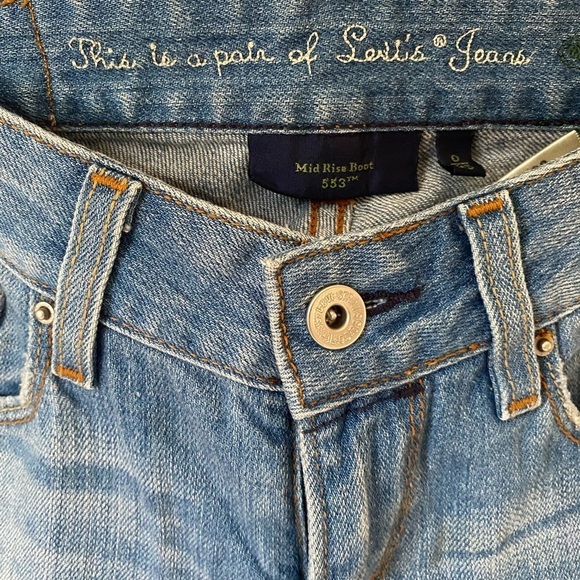 Vintage Y2K Levi’s Eco Green White Tag Low Mid Rise Bootcut Jeans - Picture 4 of 7